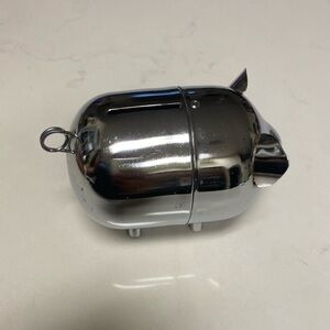 Vintage Silver color Piggy Bank